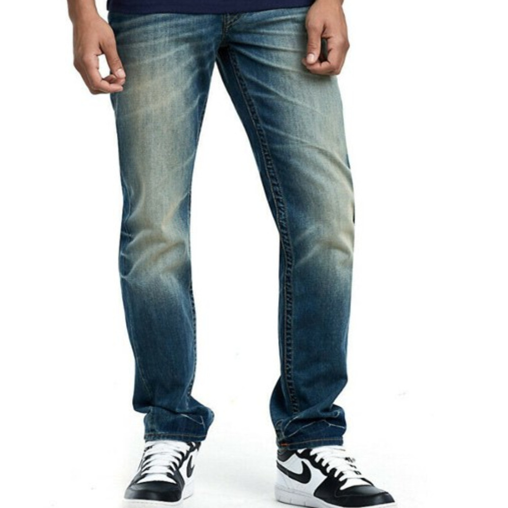 True Religion Men's Slim Fit Old Multi Jeans